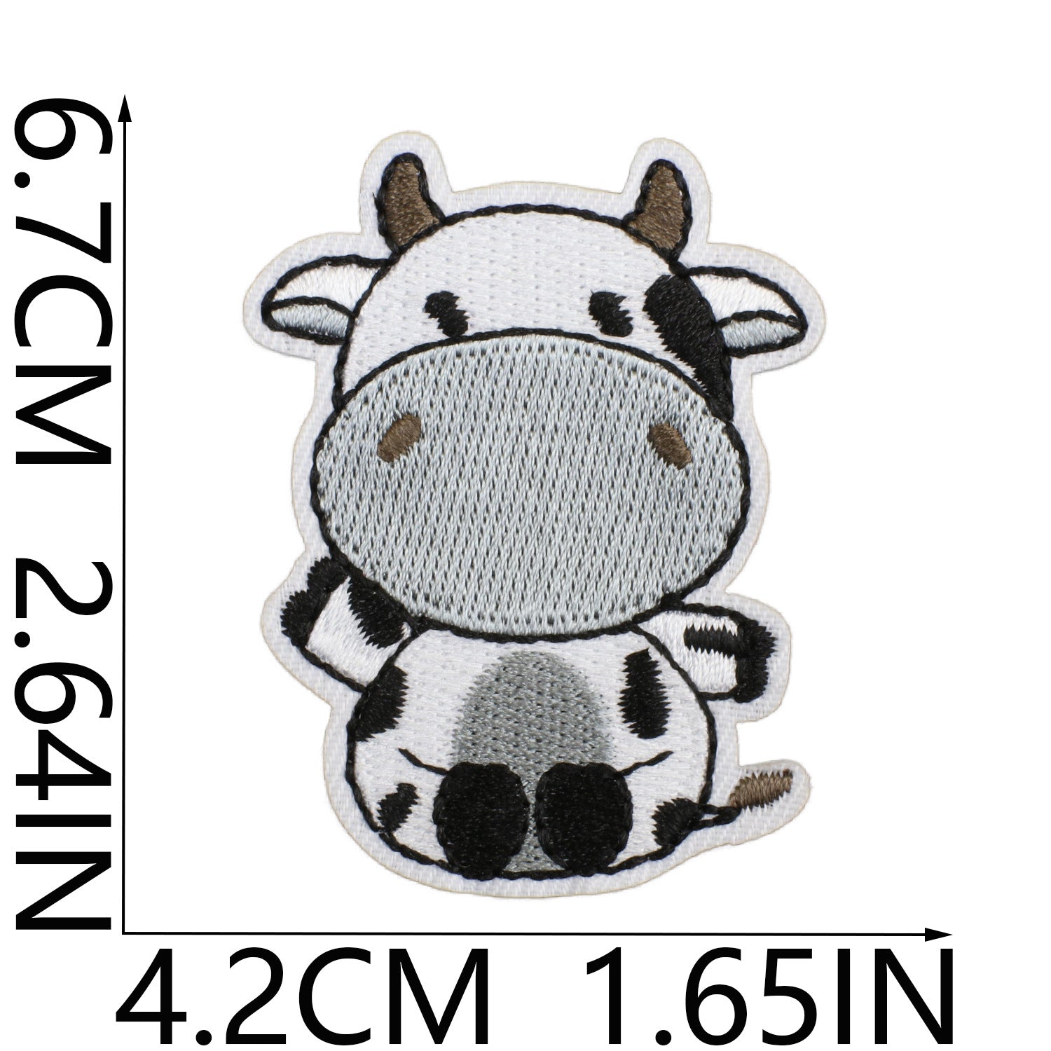 Wholesale Mother Cow Embroidery Cloth Patches